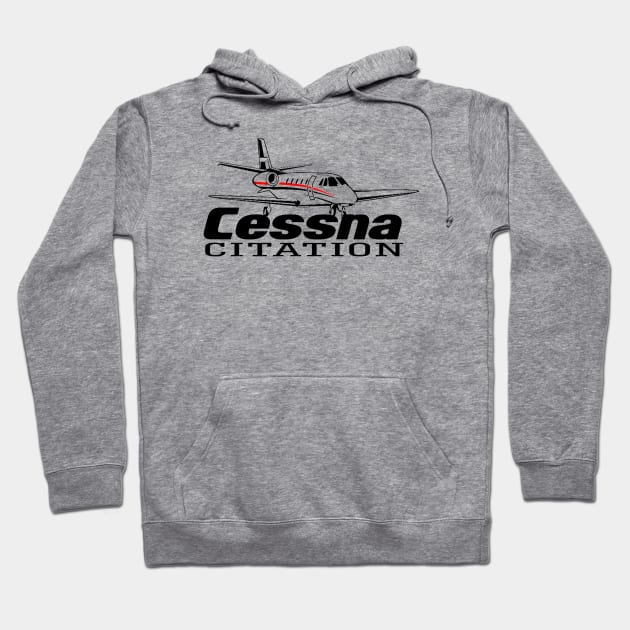 Cessna Citation Hoodie by Enzy Diva